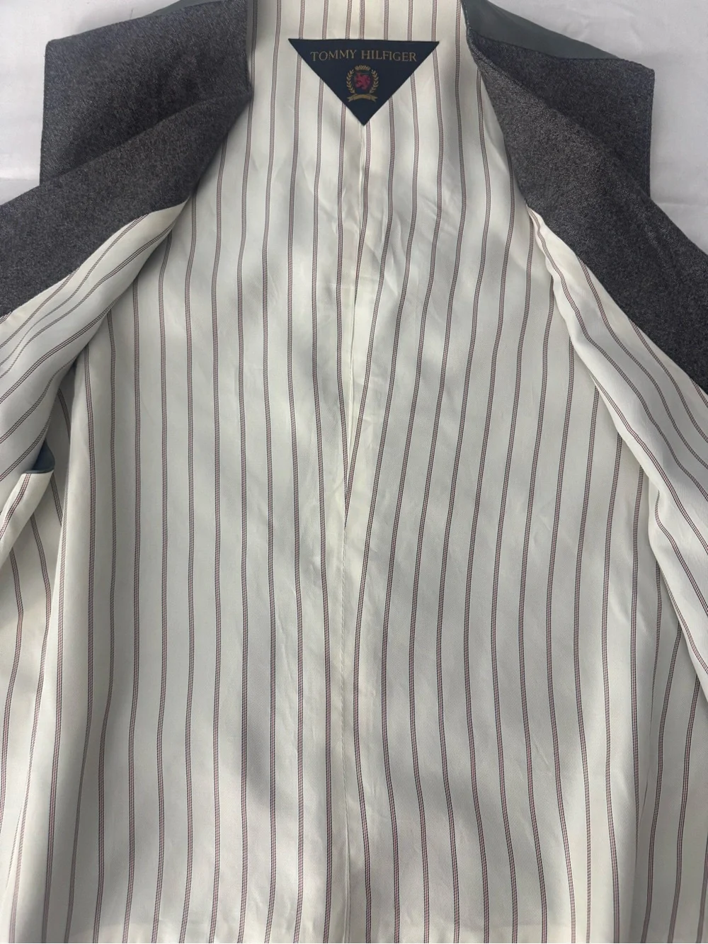 Tommy Hilfiger Gray Wool Blend Vest